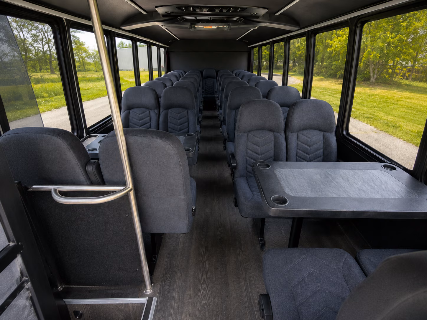 18 passenger minibus interior