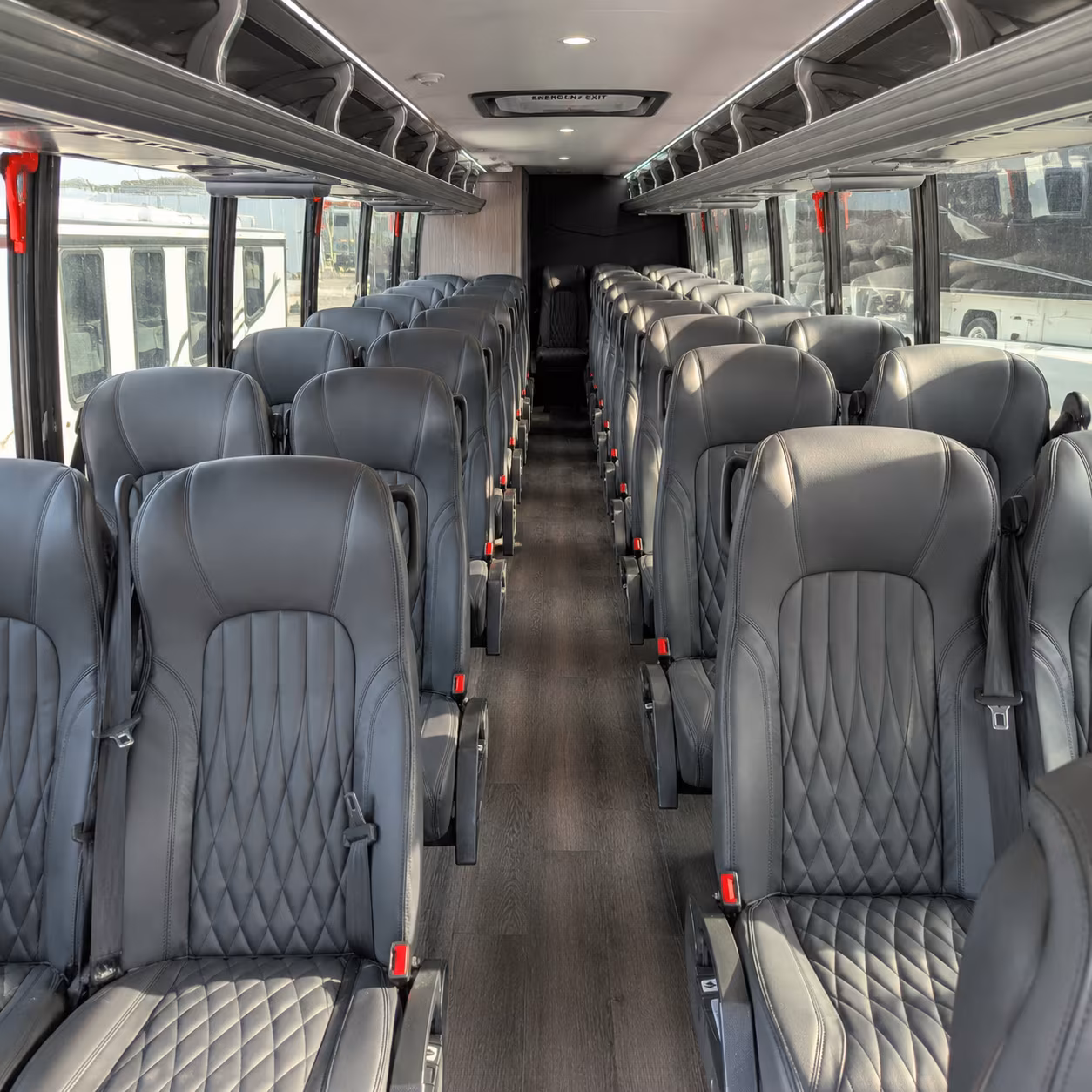 28 passenger minibus interior