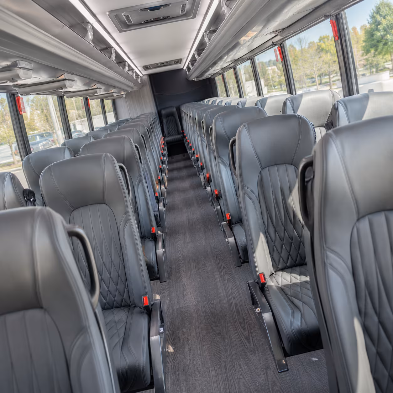 30 passenger minibus inside