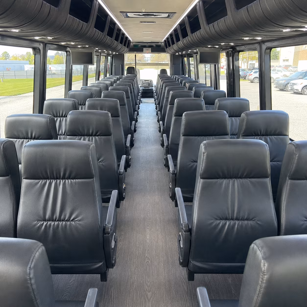 35 passenger minibus inside
