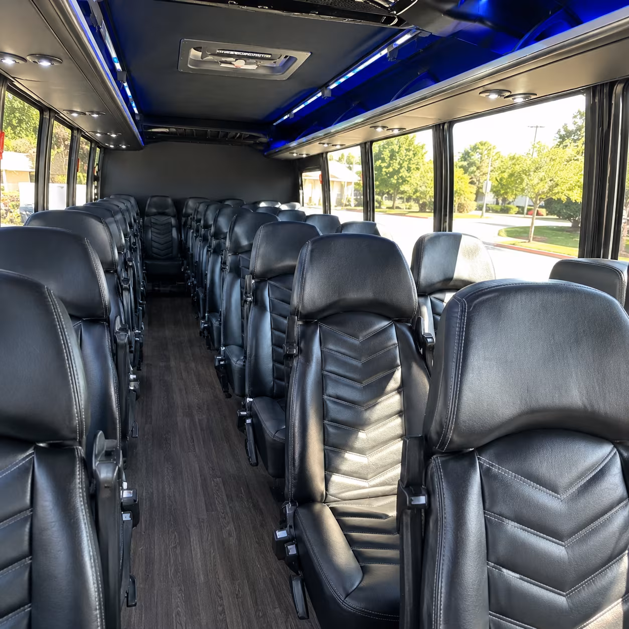does the day of the week or the date change what a bus rental costs in kent