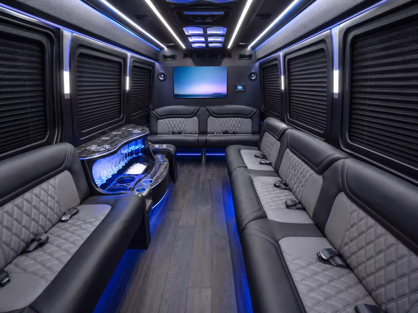 kent private event transportation onboard seating