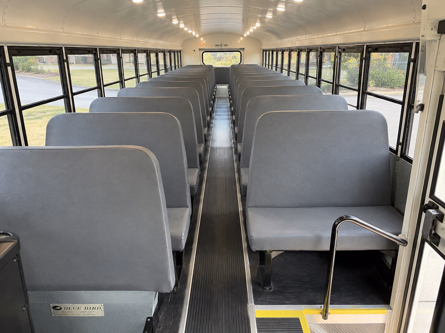 kent school bus interior